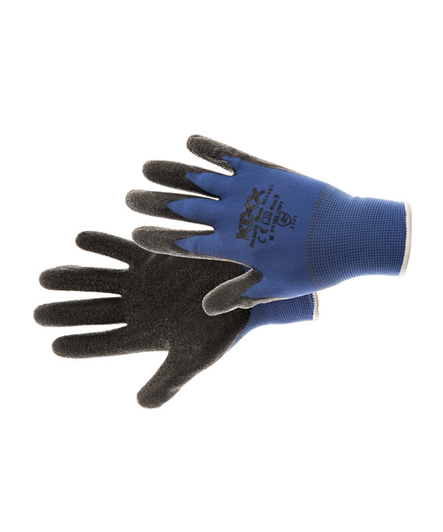 Manusi de protectie Kixx BEASTY BLUE, impregnate in latex