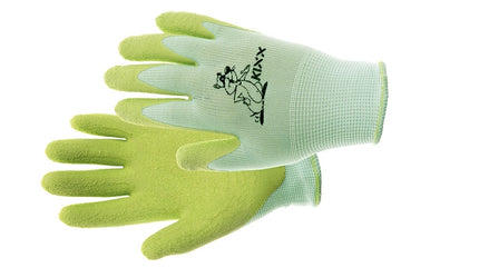 Manusi de protectie Kixx GROOVY GREEN, impregnate in latex