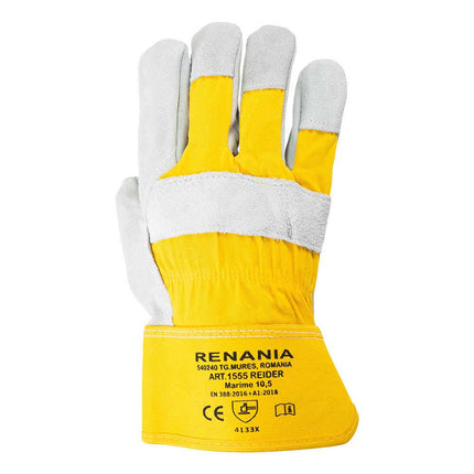 Manusi de protectie Renania RIDER, piele spalt bovina