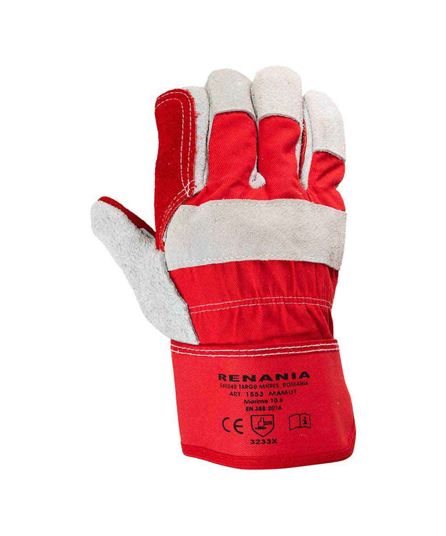 Manusi de protectie Renania MAMUT, piele spalt bovina