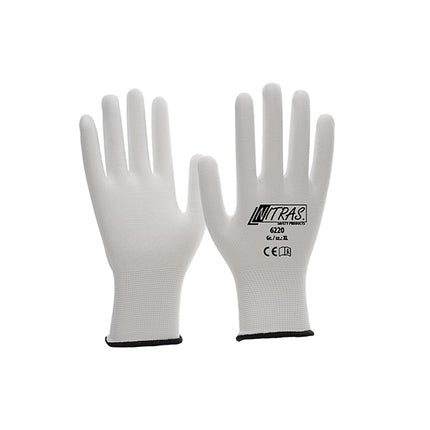 Manusi de protectie Nitras 1045 NYLON, textile, set 12 per (C030)