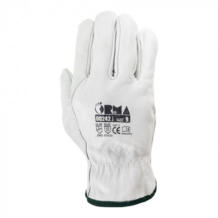 Manusi de protectie Orma DRIVE 1549O, piele box bovina integral