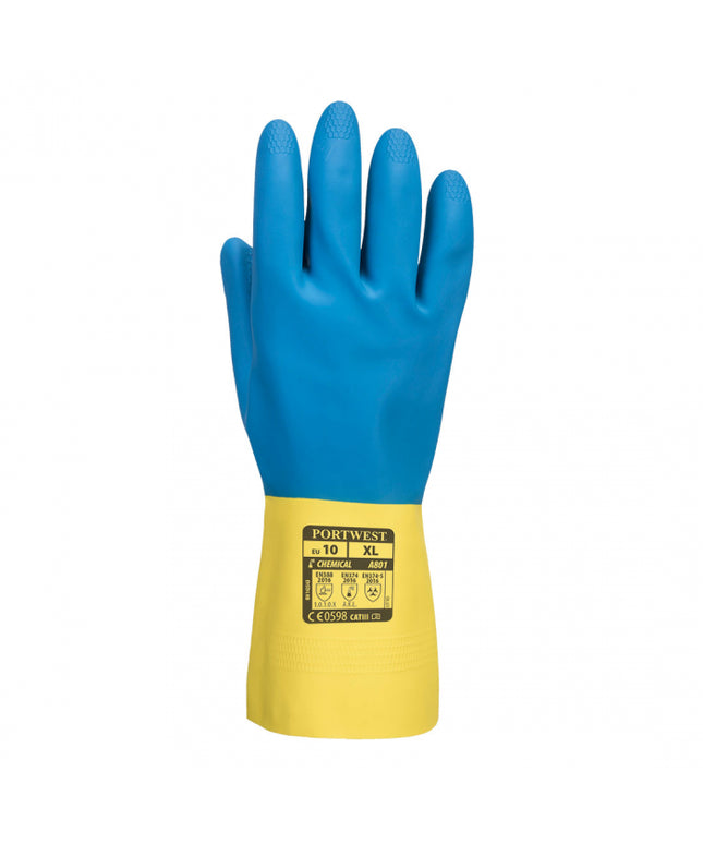 Manusi de protectie Portwest A801, impregnate in latex dublu