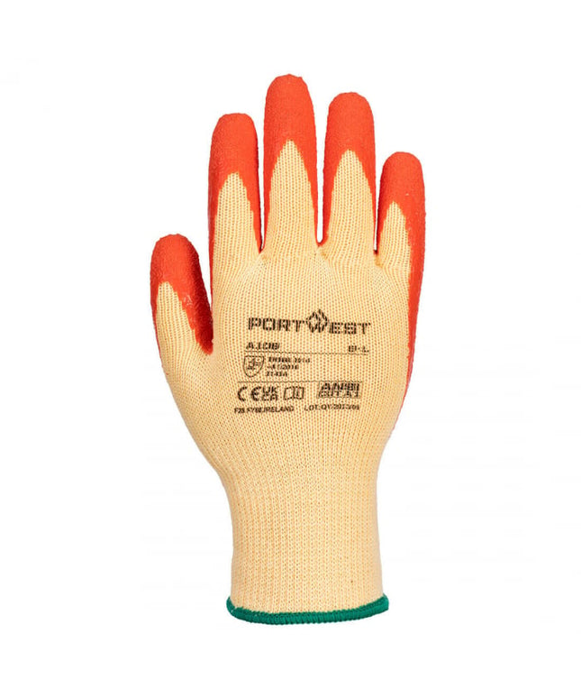 Manusi de protectie Portwest A109 GRIP GLOVE, impregnate in latex