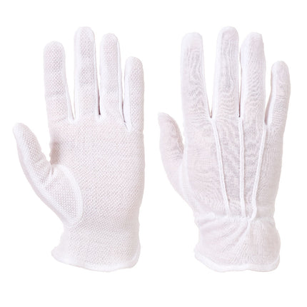 Manusi de protectie Portwest A080 MICRODOT, 100% bumbac, picouri PVC