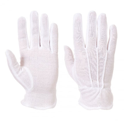 Manusi de protectie Portwest A080 MICRODOT, 100% bumbac, picouri PVC