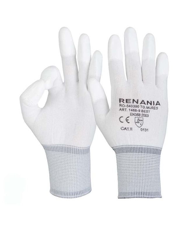 Manusi de protectie Renania BEST, impregnate in poliuretan, set 12 per (C205)