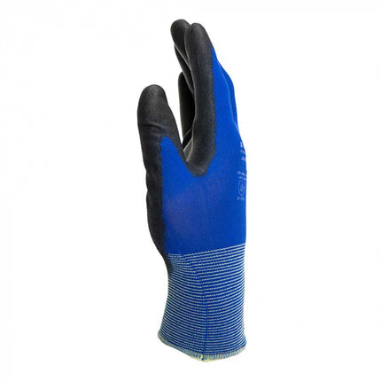 Manusi de protectie Renania BLUE LITE, impregnate in poliuretan, compatibila cu ecran tactil