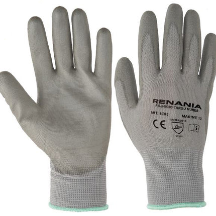 Manusi de protectie Renania SKIN GREY, impregnate in poliuretan