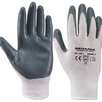 Manusi de protectie Renania TOUCH WHITE, impregnate in nitril