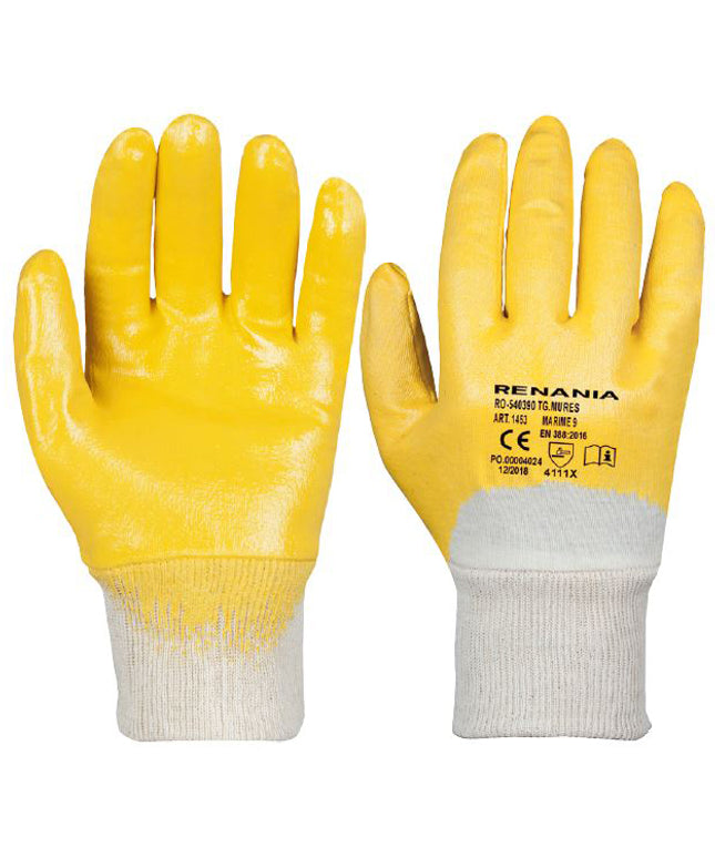 Manusi de protectie Renania YELLOW, nitril