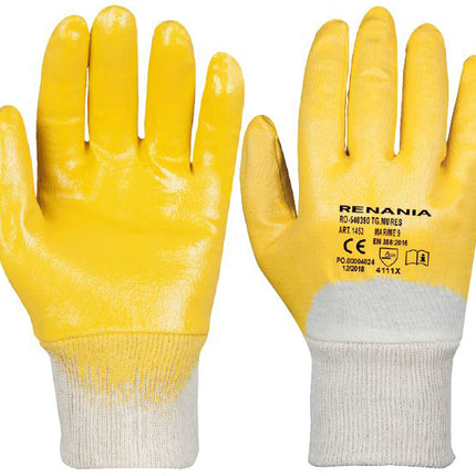 Manusi de protectie Renania YELLOW, nitril