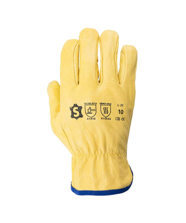 Manusi de protectie Sacobel DRIVE L-2Y, piele box bovina integral