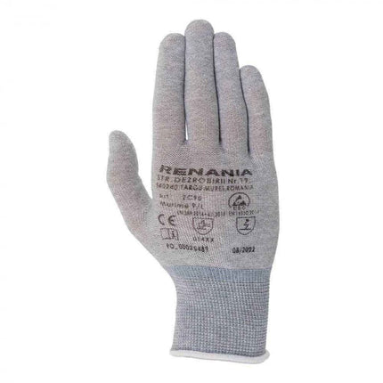 Manusi de protectie statica Renania CATEGORIA II ESD, fara impregnare, set 10 per (2C95)