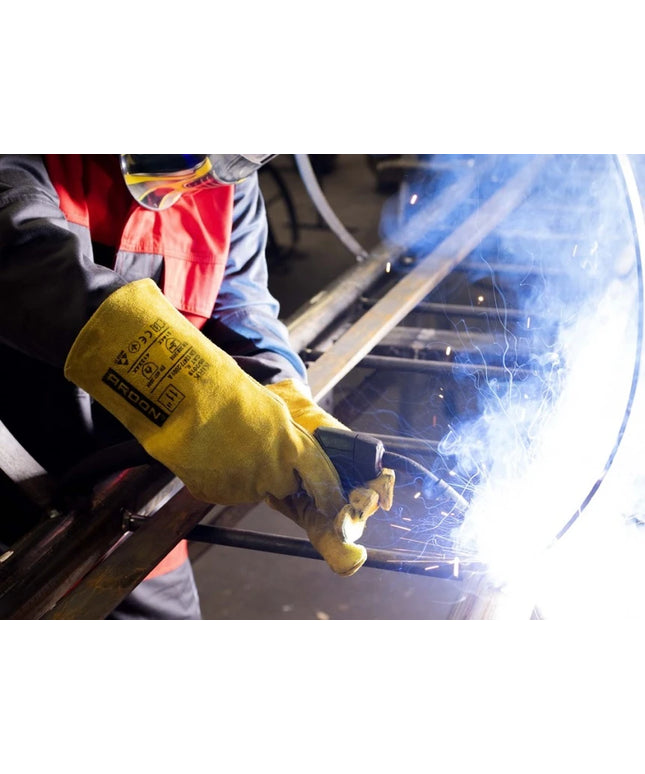 Manusi de protectie sudura Ardon KIRK, piele spalt bovina, ata kevlar, 35cm