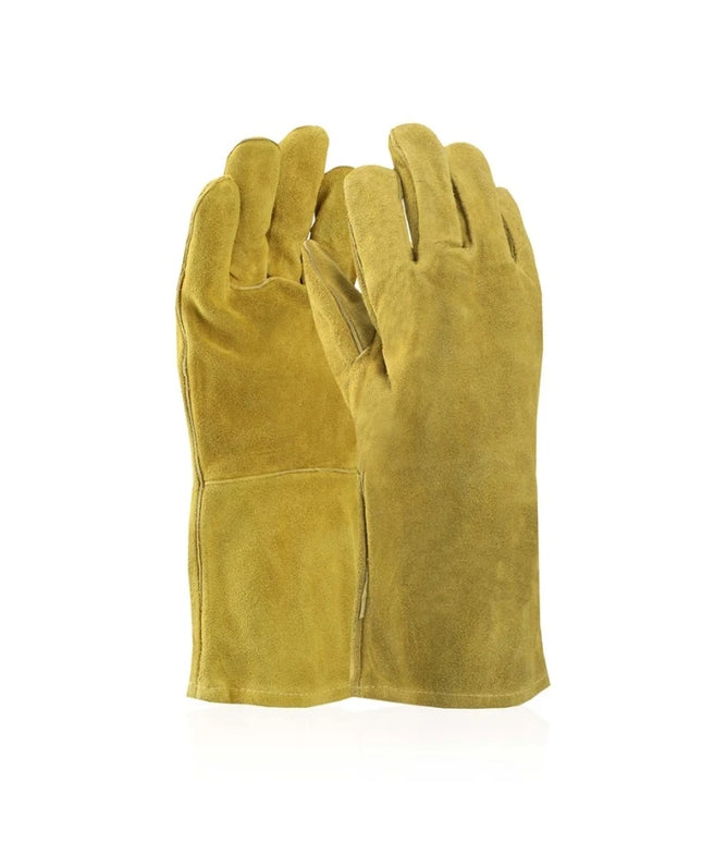 Manusi de protectie sudura Ardon KIRK, piele spalt bovina, ata kevlar, 35cm