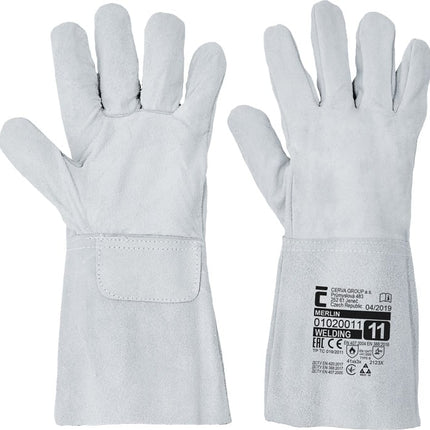 Manusi de protectie Cerva HERON, piele porc, integral