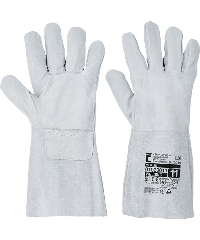 Manusi de protectie Cerva HERON, piele porc, integral