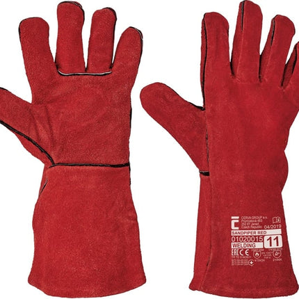 Manusi de protectie Cerva HERON, piele porc, integral