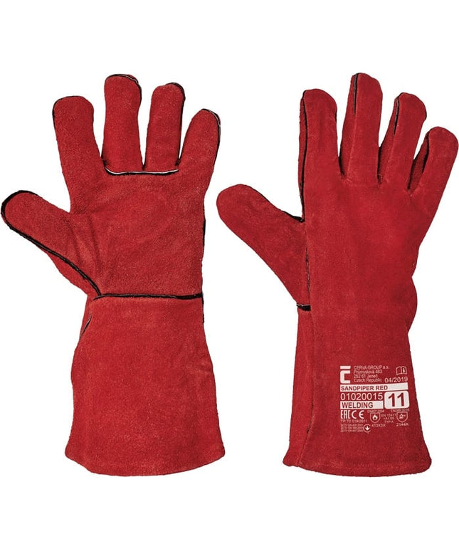 Manusi de protectie Cerva HERON, piele porc, integral