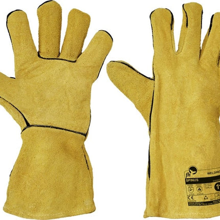 Manusi de protectie sudura Cerva SPINUS, spalt bovina, ata kevlar, 35 cm