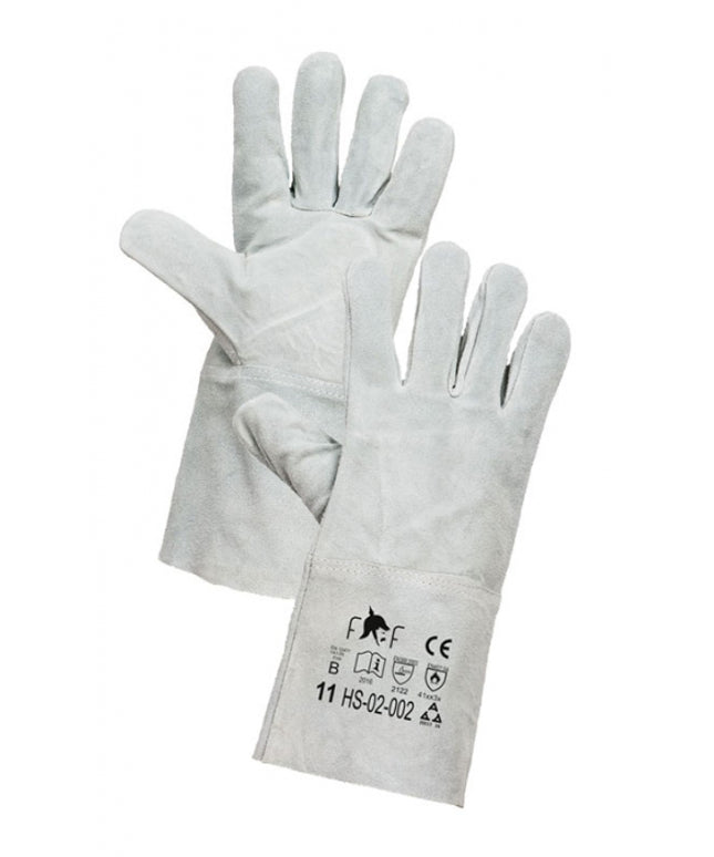 Manusi de protectie sudura Fridrich FF MERLIN LIGHT HS-02-002, piele bovina,15 cm