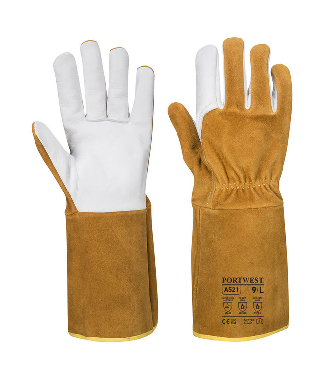 Manusi de protectie sudura Portwest A521 TIG Ultra, piele bovina