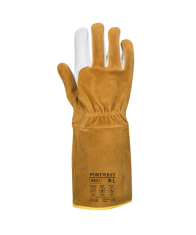 Manusi de protectie sudura Portwest A521 TIG Ultra, piele bovina