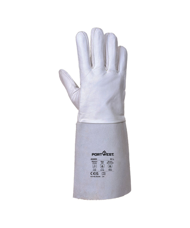 Manusi de protectie sudura Portwest PREMIUM TIG WELDING, piele de capra