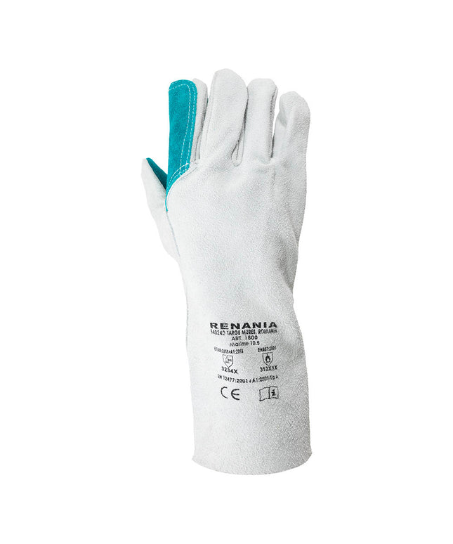 Manusi de protectie sudura Renania 1800, piele spalt bovina, 35 cm
