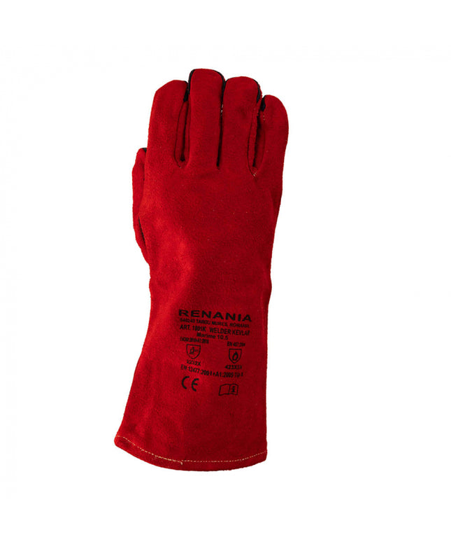 Manusi de protectie sudura Renania 1801K NEW, piele spalt bovina, ata kevlar