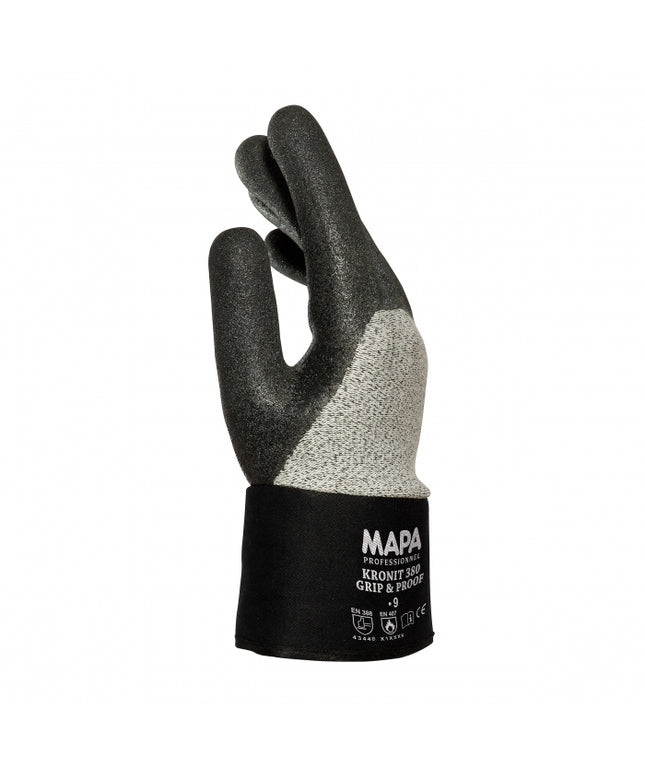 Manusi de protectie taiere Mapa KRONIT 380, impregnate in nitril