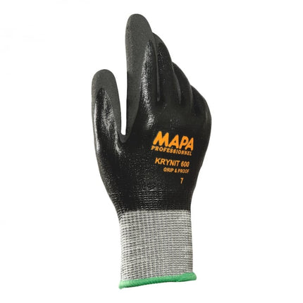 Manusi de protectie taiere Mapa KRYNIT-600, impregnate in nitril
