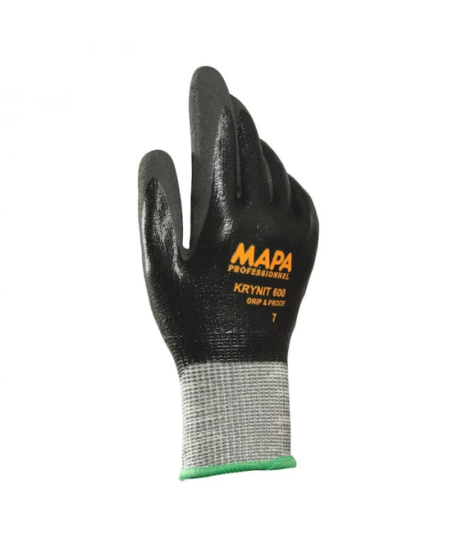 Manusi de protectie taiere Mapa KRYNIT-600, impregnate in nitril