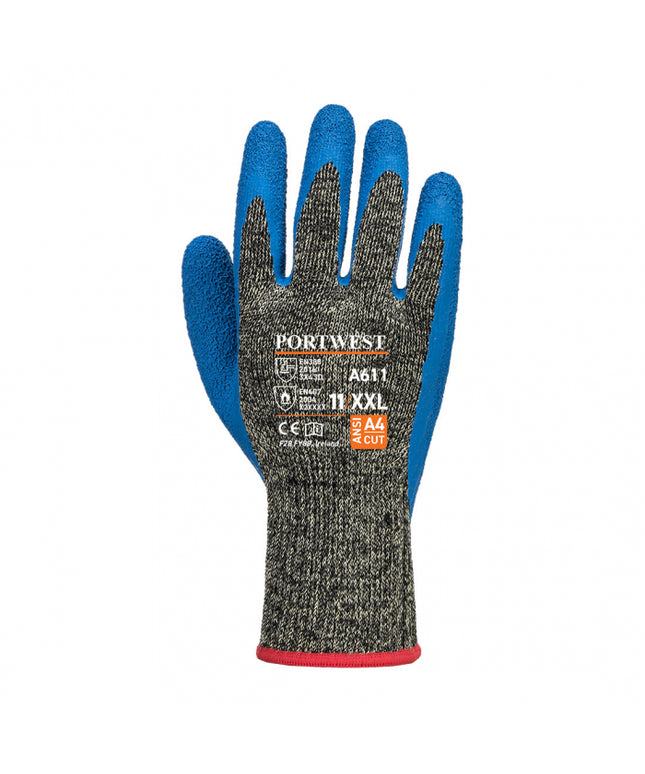 Manusi de protectie taiere Portwest A611, poliester, aramid, fibra de otel, latex