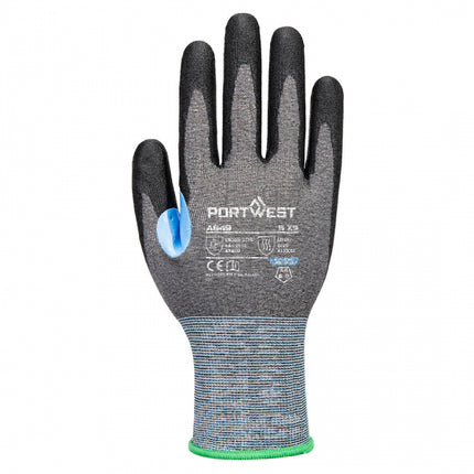 Manusi de protectie taiere Portwest A649 CUT D21 PU, impregnate in poliuretan