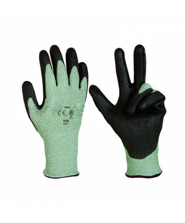 Manusi de protectie taiere Renania 1608 MAX, impregnata in poliuretan