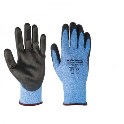 Manusi de protectie taiere Renania BLUE LITE 3, impregnate in poliuretan