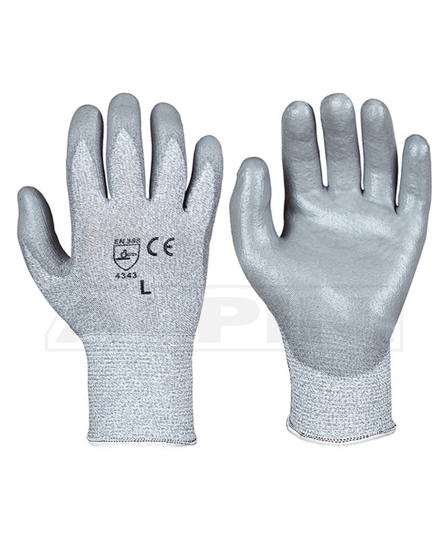 Manusi de protectie taiere Renania RECUT3, impregnate in poliuretan