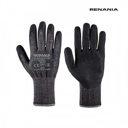 Manusi de protectie taiere Renania SANDYCUT BLACK , fibre speciale