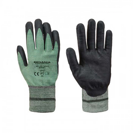 Manusi de protectie taiere Renania TOPCUT, impregnate in nitril