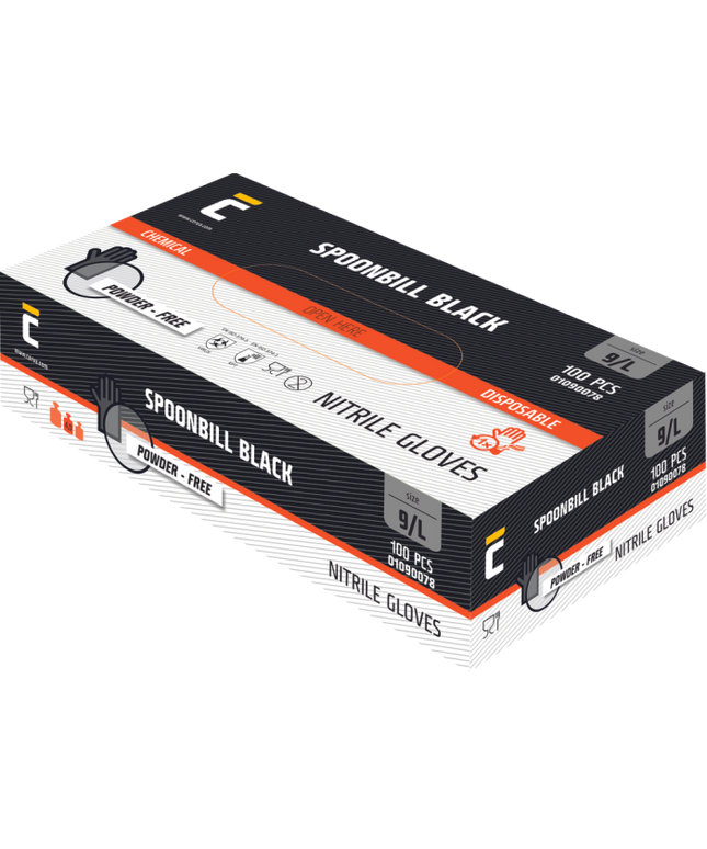 Manusi din nitril nepudrate Cerva SPOONBILL, unica folosinta, 100buc/cutie