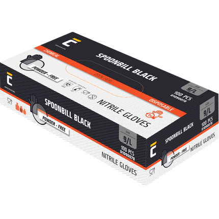 Manusi din nitril nepudrate Cerva SPOONBILL, unica folosinta, 100buc/cutie