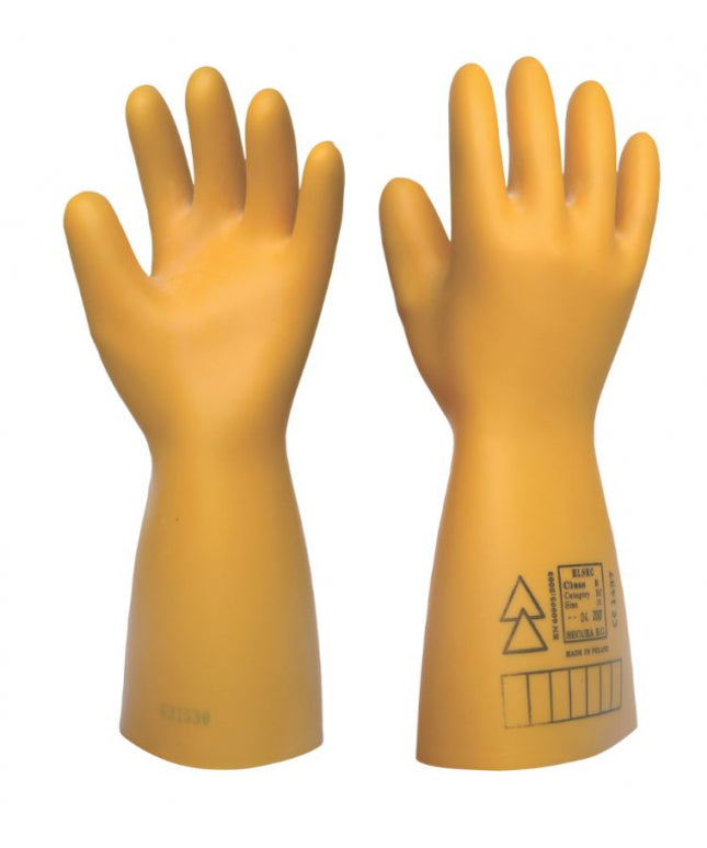 Manusi electroizolante Secura ELSEC, 17000 V, clasa 2, medie tensiune