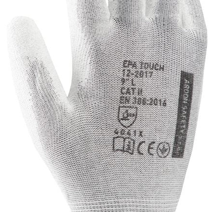 Manusi de protectie statica Ardon EPA TOUCH ESD, poliuretan palma
