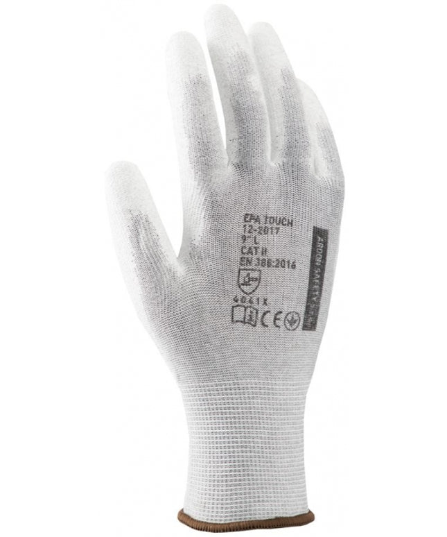 Manusi de protectie statica Ardon EPA TOUCH ESD, poliuretan palma