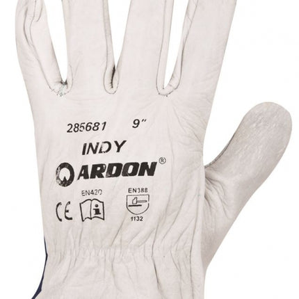 Manusi de protectie Ardon INDY, piele spalt bovina, integral