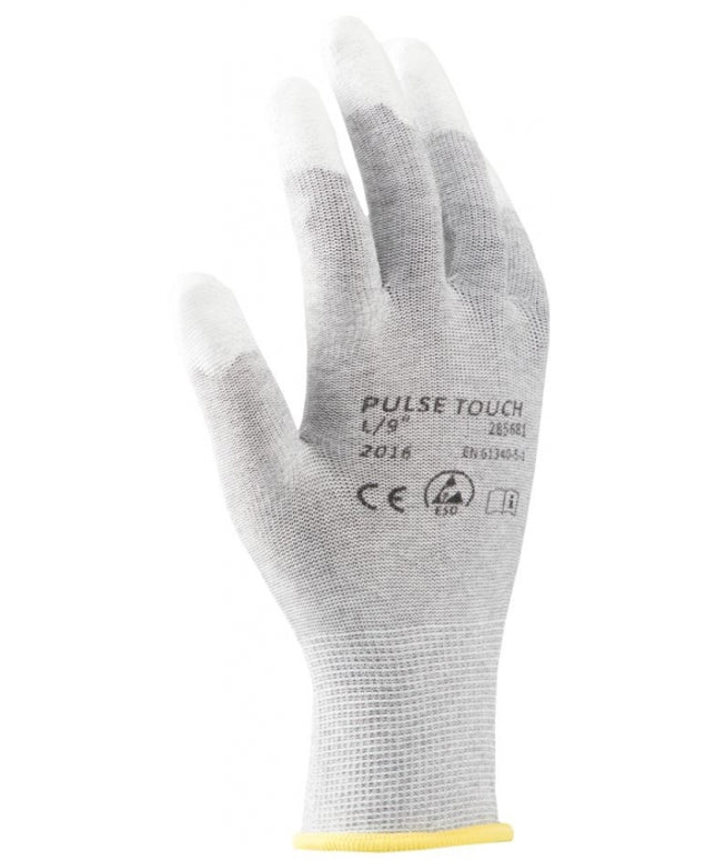 Manusi de protectie statica Ardon PULSE TOUCH ESD, poliuretan degete