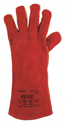 Manusi de protectie sudura Ardon RENE, piele spalt bovina, 35 cm