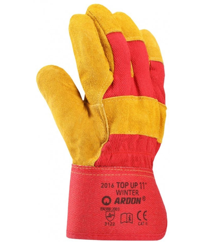 Manusi de protectie de iarna Ardon TOP UP WINTER, piele spalt bovina